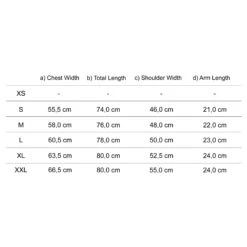 Wemoto Singer Hemd Opal White -StreetStyle Aktionshaus wemoto ss24 sizechart men vernonrobinsonpeersinger