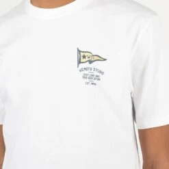 Wemoto Harbour T-Shirt White -StreetStyle Aktionshaus wemoto ss24 webshop men artworkstyles harbour tee white 3